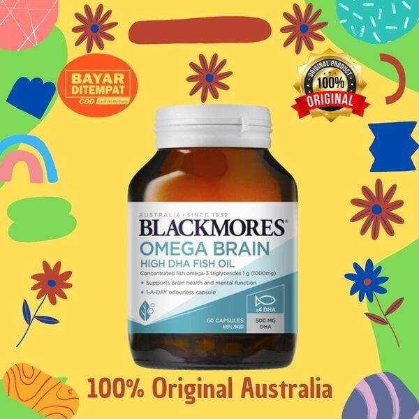 Blackmores Omega Brain High DHA Fish Oil 60 Capsules Lazada Indonesia