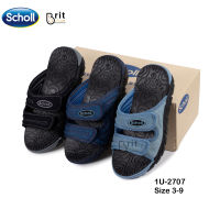 FS Scholl Cyclone Denim 1U-2707 รองเท้าแตะscholl รองเท้าแตะหญิง รองเท้าแตะชาย