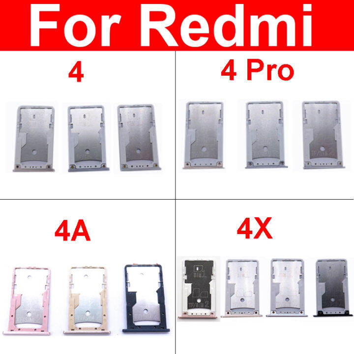 Sim Card Memory Card Slot Tray Holder For Xiaomi Redmi 4 4A 4X Pro Sim
