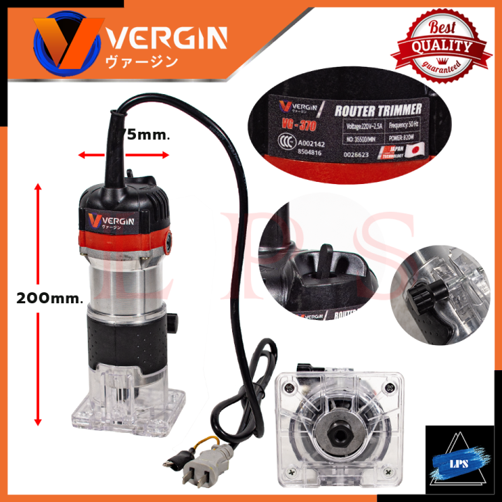 vergin-เครื่องเซาะร่อง-ทริมเมอร์-รุ่น-mt-370-พร้อมของเก็บ-แถมชุดดอกเจาะ-การันตี