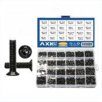 720pcs countersunk flat head phillips small mini screw set m1.4 m1.7 m2 m2.5 m3 carbon steel computer notebook laptop screws kit Screw Nut Drivers