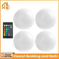 Homyl 16สีลูกบอลสระว่ายน้ำแสง,เรืองแสงบอล LED เปลี่ยนสีลอย