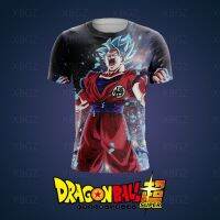 2023 In stock summer dragon ball z mens clothing anime 3d print top  t-shirt cool harajuku  oversized cartoon manga t-shirts，Contact the seller to personalize the name and logo