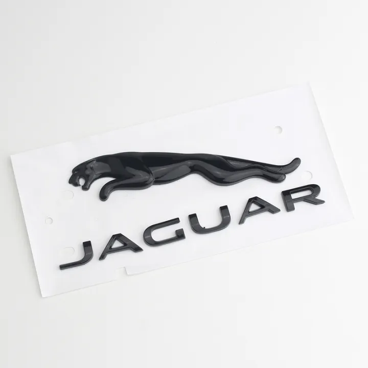 Leopard Letter emblem sticker for JAGUAR XF XE FPACE Rear trunk logo ...