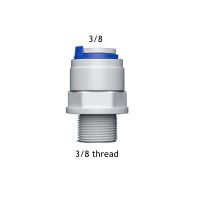 50ชิ้น/ล็อต3/8 "เกลียวตัวผู้-3/8" ฟิตติ้งน้ำ RO ตรง9.5Mm Coupling ท่อ POM ข้อต่อท่อส่วนกรองน้ำ