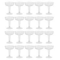 New Plastic Champagne Flutes Disposable - 80Pcs Clear Plastic Champagne Glasses for Parties Clear Plastic Cup