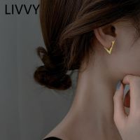 【YF】❅  LIVVY Color Hoop Earrings Fashion Temperament Luxury Jewelry Accessories