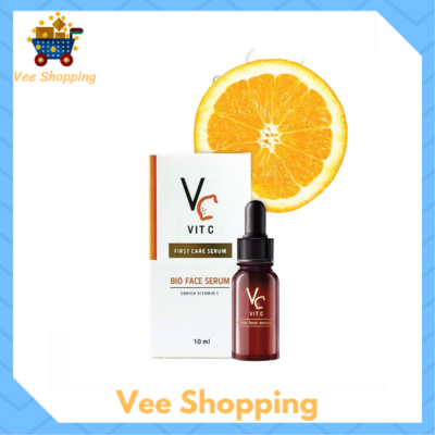 ** 1 ขวด ** Ratcha Vit C Bio Face Serum รัชชา วิตซีไบโอเฟสเซรั่ม เซรั่มวิตามินซีน้องฉัตร ปริมาณ 10 g. / 1 ขวด