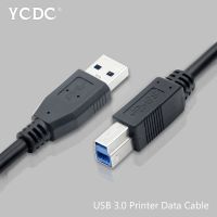 0.3 0.5 1 1.8 3 5m USB 3.0 Type A Male To B Male Printer Cable Cord Short Cable For Printer Arduino Fujitsu Dell Hard Drives