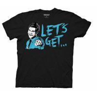 2023 NEWMenS Workaholics LetS Get Weird Flip Adam Demamp Face Black Tshirt