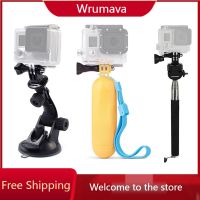 อุปกรณ์สำหรับ Go Pro ลายสีเหลืองมือจับอุปกรณ์ยึดขาตั้งขาตั้งสามขาสำหรับกล้อง Go Pro ฮีโร่10 9 8 7 6 5 4 + 3เหมาะสำหรับ Xiaomi Yi 4K สำหรับ Eken