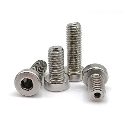 10/50 M3 M4 M5 M6 304 A2-70 Stainless Steel DIN7984 Hex Hexagon Socket Tipis Rendah Profil Singkat Kepala Allen Cap sekrup Baut L 4-40 Mm