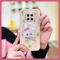 Simplicity cute Phone Case For Huawei Mate 30 Glitter Cartoon Rotatable stand protective case dustproof quicksand