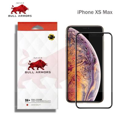 BullArmors รุ่น iPhone XS Max (ไอโฟน) บูลอาเมอร์ Film ฟิล์ม ฟิล์มกระจก ฟิล์มกันรอย อุปกรณ์กันรอยหน้าจอ กระจกนิรภัย ฟิลม์ อุปกรณ์ กันรอย กระจก โทรศัพท์ มือถือ ฟิล์มใส ฟิล์มเต็มจอ ฟิล์มยืด ฟิลม์กันรอย เกรดA พรีเมี่ยม กระจกกันรอย 9H+ แกร่งเต็มจอสัมผัสลื่น