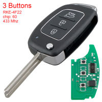 433เมกะเฮิร์ตซ์เปลี่ยน Keyless สมาร์ทกุญแจรถระยะไกล Fob 4D60ชิป FCC ID RKE-4F22เหมาะสำหรับฮุนไดทูซอน2016 2017 2018 2019 2020