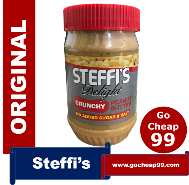 Steffi's Delight Crunchy Peanut Butter 453g Lazada