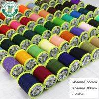 0.45 0.55 0.65 0.8mm Round Waxed Thread High Quality Custom Hand-Woven Lace Covered Stone Oblique Knot Braided Macrame Rope