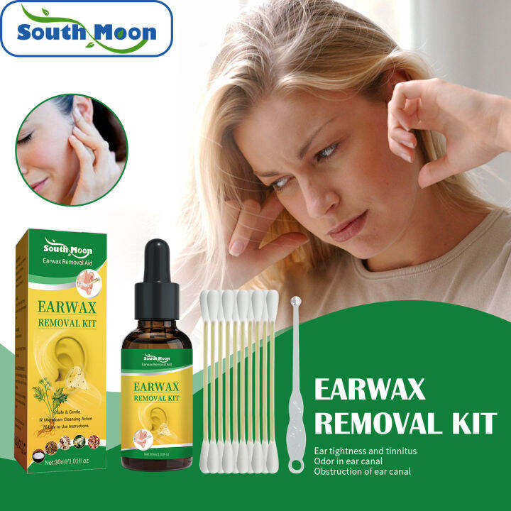 South Moon Ear Drops Set For Repairing Tinnitus Ear Occlusion Ear Canal
