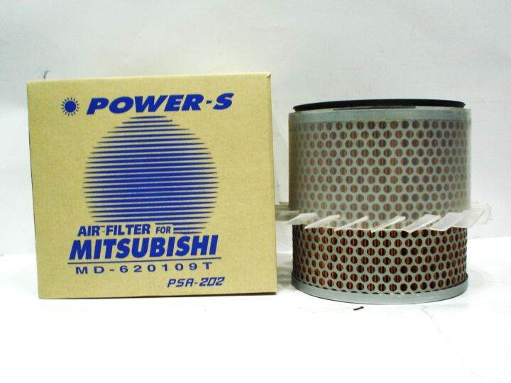 ไส้กรองอากาศ-mitsubishi-l200-cyclone-ใช้ตั้งแต่ปี-1986-1994-เบอร์แท้-md-620109-ยี่ห้อ-power-s-psa-202-s-สินค้าคุณภาพสูง