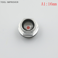 TOOL IMPROVER 16mm-48mm ชายเกลียวโลหะอากาศคอมเพรสเซอร์น้ำมันระดับสายตากระจก