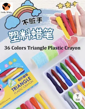 Children'S Plastic Peanut Crayons For Kindergarten Drawing, Graffiti,  Painting And Student Stationery