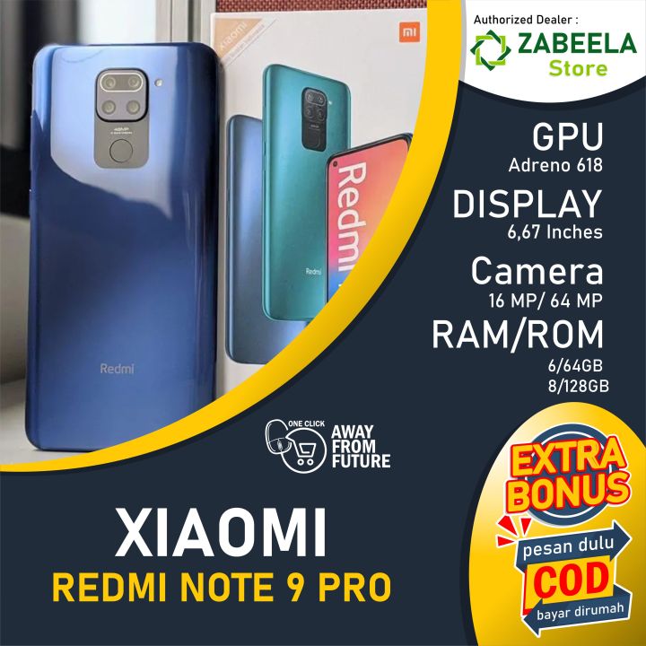 Xiaomi Redmi Note 9 Pro 8/128 [Ram 8gb Rom 128] Garansi Resmi