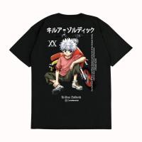 เสื้อยืดลำลองฤดูร้อน อะนิเมะ ฮันเตอร์ X ฮันเตอร์ KILLUA ZOLDYCK V3 KAOS อะนิเมะ เสื้อยืดคอตตอนฤดูร้อน S-5XL