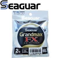 SEAGUAR GR MAX FX 60ม. สายเอ็นตกปลาเอ็นตกปลาฟลูออโรคาร์บอน0.65กก.-13.0กก. ทนต่อการสึกหรอส่งกำลังไฟได้ดี