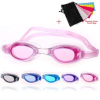 Goggles Glasses Adjustable Swim Pool Adults Children Men Diving Swimwear Eyewear Eyeglasses Ear Plugs