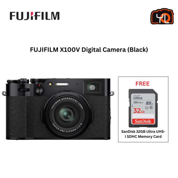 FUJIFILM X100V Digital Camera (Black / Silver ) Lazada