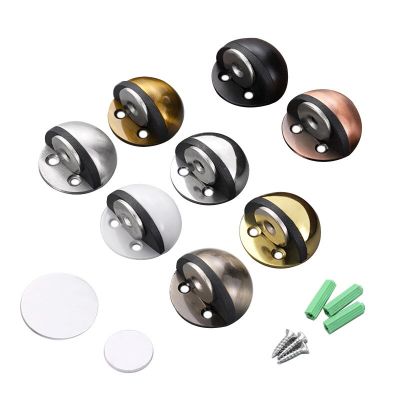 Self Adhesive Stainless Steel Strong Mute Magnetic Door Stopper Anti Collision Buffer Modern Simplicity Versatile Style 8 Colour Door Hardware Locks