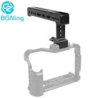 BGNing Universal Camera Handle NATO Rail Cheese Top Hand Grip With Cold Shoe Reflemount For Camcorder Monitor DSLR SLR Cage Rig