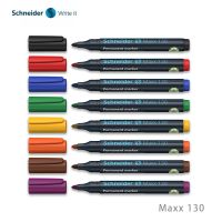 1pc Germany Schneider Maxx 130 Large capacity Signature Pen Paint Marker 1 3mm