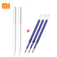 【living stationery】 ปากกาหมึกเจล Xiaomi ดั้งเดิมหมึกดำ0.5มม. พร้อมรีฟิลสีน้ำเงินแดงปากการูปกระสุน PREMEC เรียบลื่นสวิตเซอร์แลนด์เติมเงิน MiKuni Japan