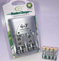 BTY ถ่านชาร์จ AAA 1350 mAh Ni-MH Rechargeable battery 4 ก้อน และ เครื่องชาร์จเร็ว