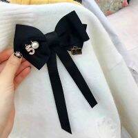 [HOT] i-Remiel Bows Bowties Ribbon Bow Brooch Collar Necktie Accessories Long Needle Brooch Cloth Art Dresses Suit Butterfly for Women