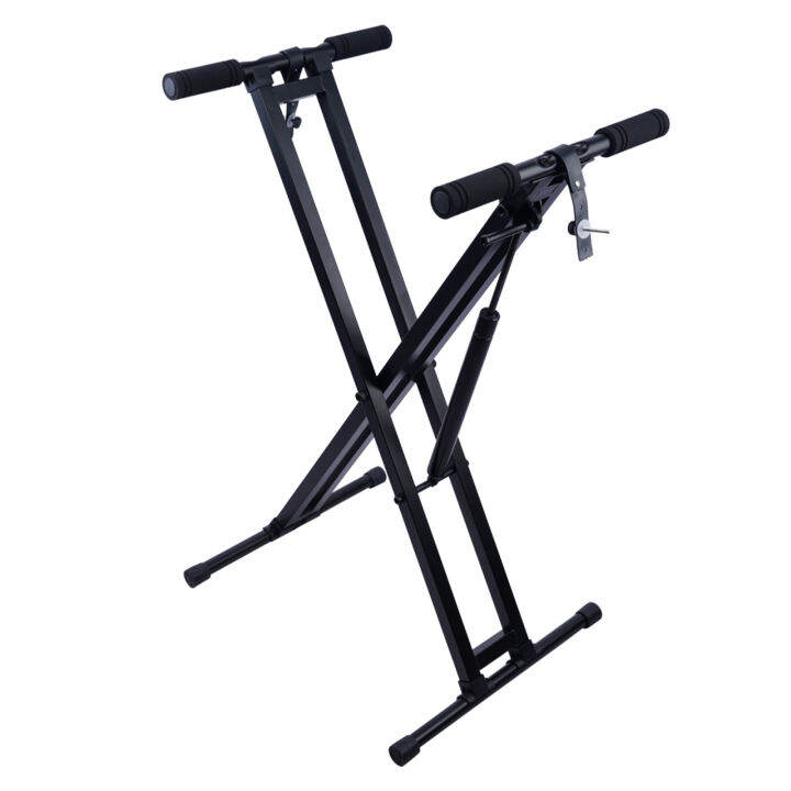 [okoogee]GUITTO Electric Piano Keyboard Stand Hydraulic X-Frame Gas