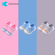 Denoswim 0-18 Tháng Giày Em Bé Đan Mềm Anti