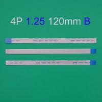 1ชิ้นสาย FFC ยาว120มม. ย้อนกลับ4พิน4P 1.25มม. ริบบิ้นระยะ Fffc สายแบนทิศทางย้อนกลับ AWM 20624 80c 60V Vw-1