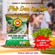 PHỞ DON ĂN LIỀN GÓI 65G ĐẬM ĐÀ, ĐẶC SẢN QUÊ HƯƠNG QUẢNG NGÃI