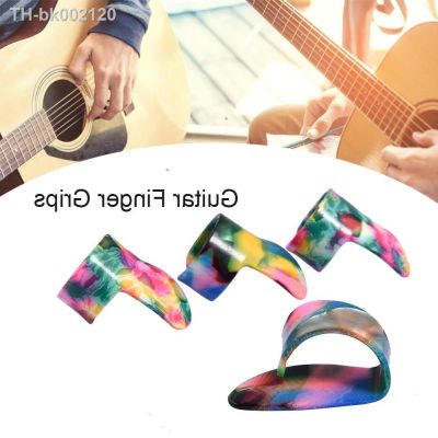 ☃♈♣ 1 Thumb 3 Finger Electric Acoustic Guitar Pick Nail Celluloid Guitar Banjo Thumb Plectrum Fingerpicks Guitar Accessories