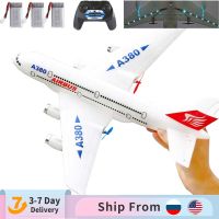 Airbus A380 Boeing 747 RC Airplane Remote Control Toy 2.4G Fixed Wing Plane Gyro Outdoor Aircraft Model with Motor Children Gift