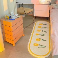 【DT】hot！ Fluffy Bedroom Rug Childrens Bedside Kids Room Non-Slip Baby Playmats Mats 러그