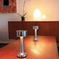 Retro Bar Table Lamp LED Touch Sensor Desktop Night Light Rechargeable Wireless Reading Lamp for Restaurant Ho Bedroom Decor