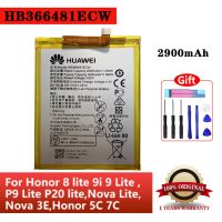 แบตเตอรี่ แท้ Huawei P9 P9 Lite P10 Lite Honor 8 Lite 9i 5C Ascend G9 P20 Lite Nova Lite Nova 3E Y7 PRIME 2018 battery แบต HB366481ECW 3000mAh ฟรีชุดไขควง+แผ่นกาว รับประกัน 3 เดือน