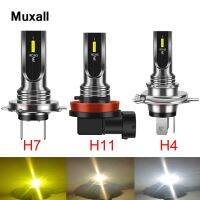 2Pcs ZES 1860 Chips Led Car Headlights Bulbs H4 H7 H1 H3 H11 9005 9006 3000K 4500K 6500K Waterproof External Power Auto Lamp Bulbs  LEDs  HIDs