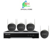 Trọn bộ Kit 1 đầu 4 camera Wifi Hikvision 2.0  4 CAMERA CV310 + 1 ĐẦU ghi