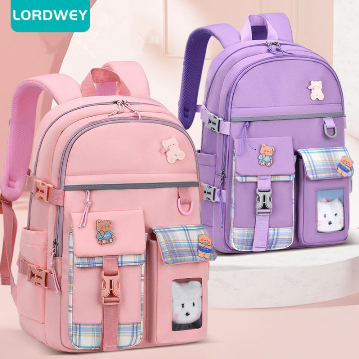 LORDWEY New Fashion Girls Waterproof School Bags For Light Weight ...