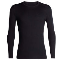 2021 Mens Base Layer Mens Midweight Wool Baselayer Top - Wool Crew Neck Long Sleeve Thermal Shirt USA Size S-XXL