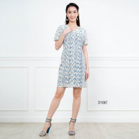 VERONIQA Dress AM-D1067 by AMILA ลูกไม้ราเชล แขนสั้น IGPU22-11